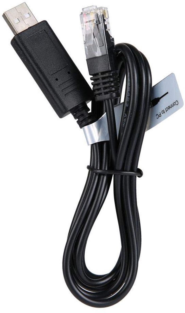 PC communicatie kabel 1.5m - USB adapter - zonne-energie controller - stabiele prestaties - ShopVlot