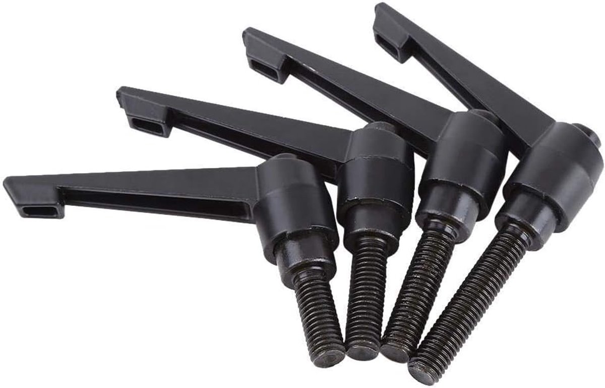 SnelShoppen - Clamp Lever M10 Mannetje Draad 25-50mm Verstelbare Handgreep Moer Sleutel, Duurzaam en Roestbestendig voor Mechanische Techniek en Geree