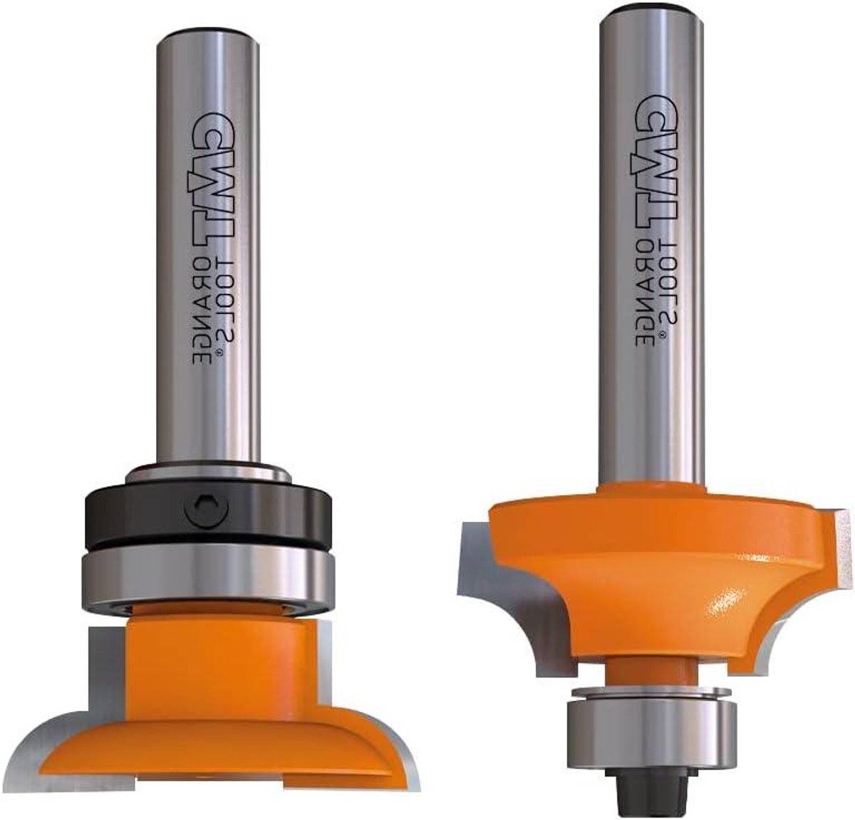 Voegenfrees Bit - Freesbit Randen - Profielen Frezen - Hardmetalen Snijvlak - 8 mm Schacht - Zilverkleurig