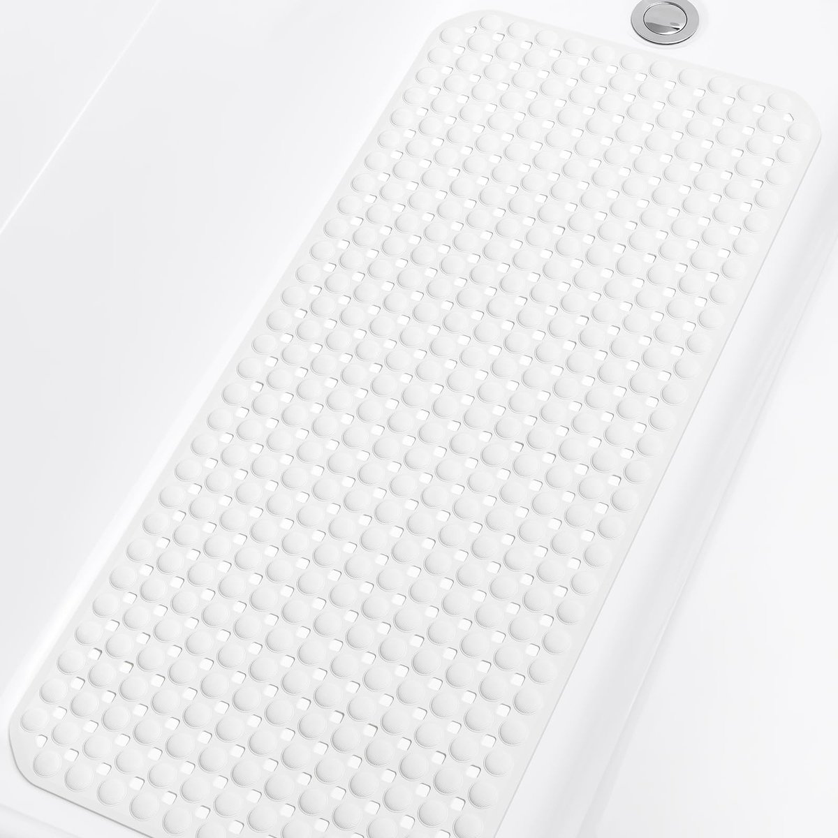 Omgoods - Antislip Badmat voor Douche - 91 x 41 cm met Zuignappen en Afvoergaten