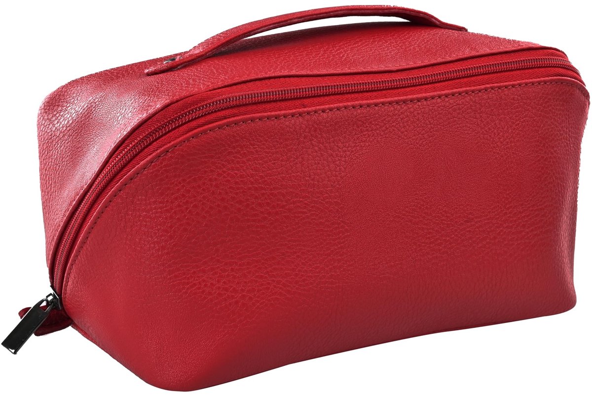 Omgoods - Toilettas Ulrich - Draagbare Make-up Organizer, Rood