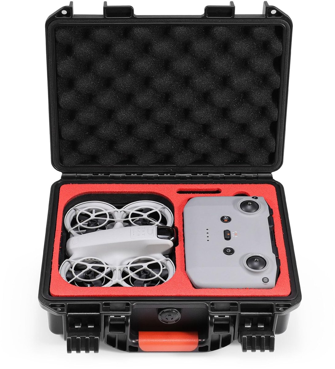 Omgoods - Waterdichte Hard Case voor DJI Drone Accessoires Zwart/Rood