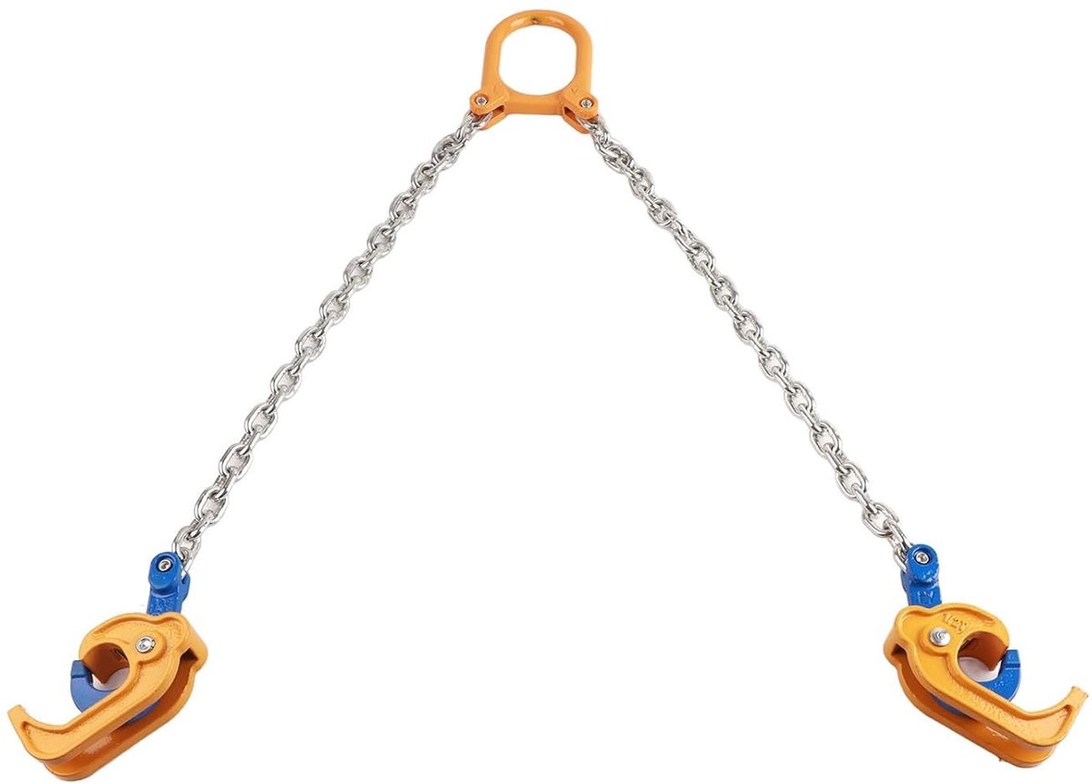 Omgoods- Drum Lifter 0,5T - Robuust - Veilig - Praktisch - Stabiel - Gelegeerd Staal - 2 Haken met Automatische Vergrendeling - Vatheffer