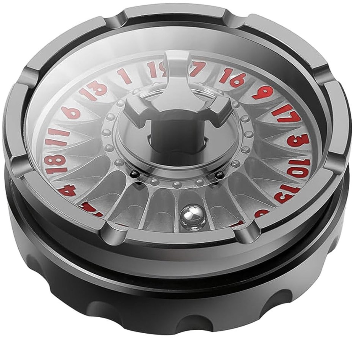 Omgoods - D20 Metalen Dobbelsteen met Luxe Cadeauverpakking voor Spellen