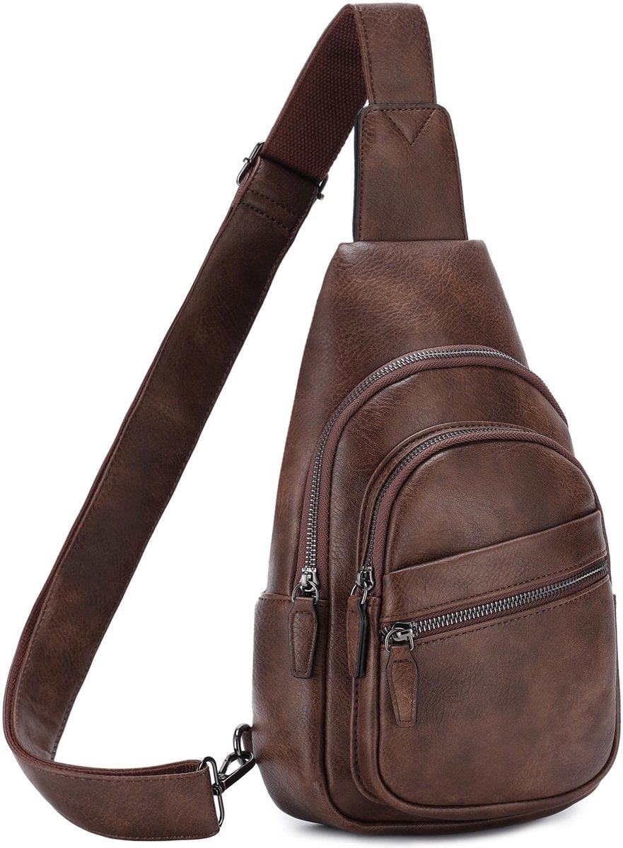 Omgoods - Faux Leather Sling Bag voor Vrouwen