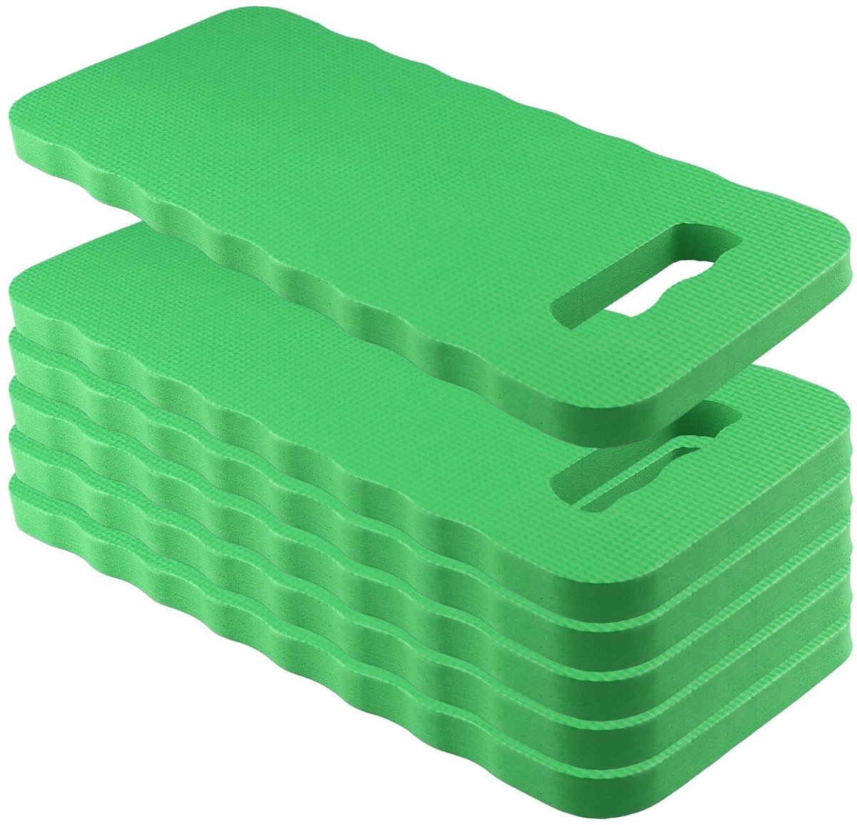 Omgoods- Knielkussen 6 stuks 40 x 18 cm - Waterdichte Tuinkniebeschermers - Draagbare Knielmat - Multifunctionele Kniepads - Ideaal voor Tuinieren - Gemakkelijk Schoon te Maken