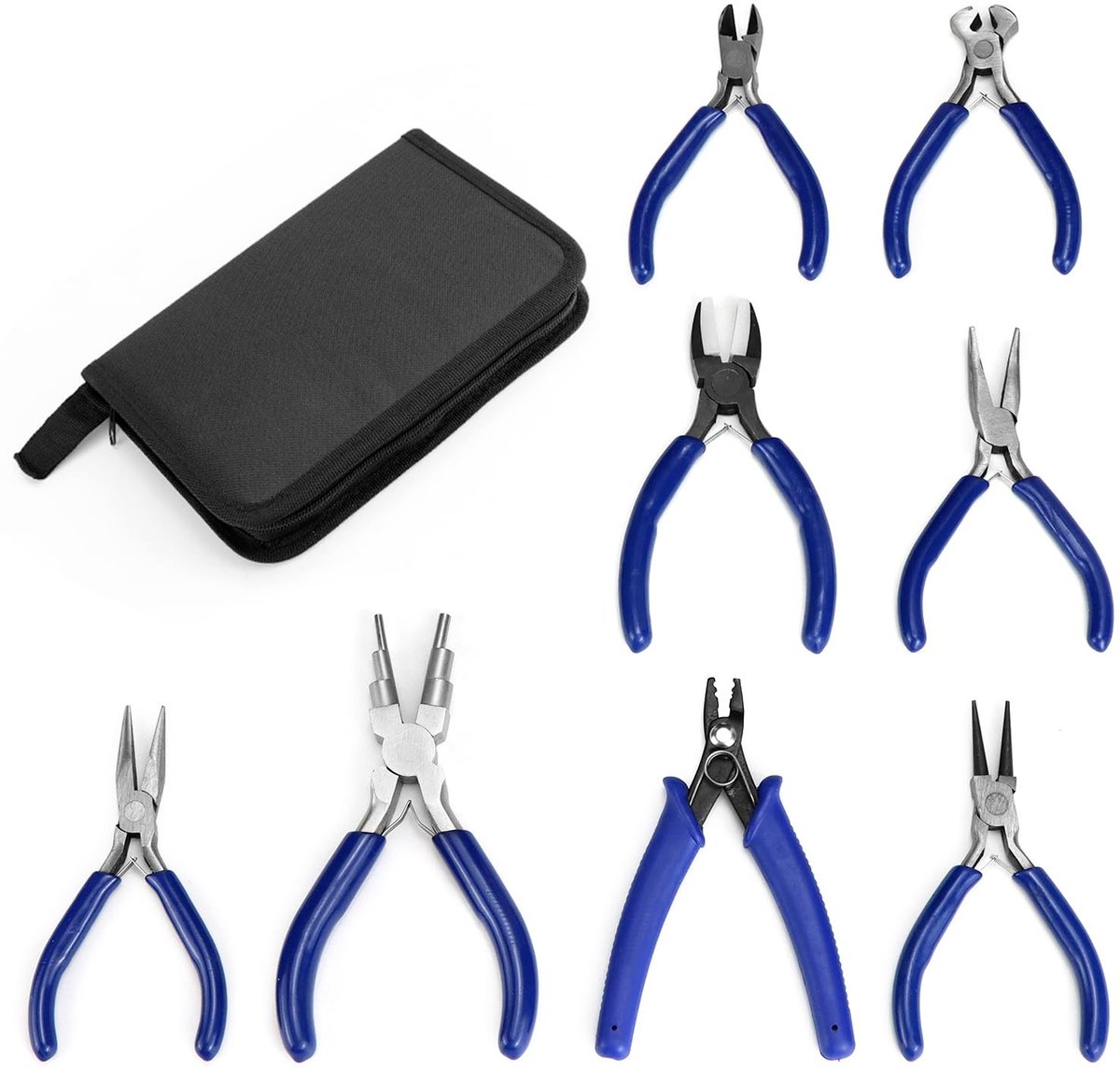 Omgoods - 8-Delig Gereedschapset voor Sieraden met Opbergtas