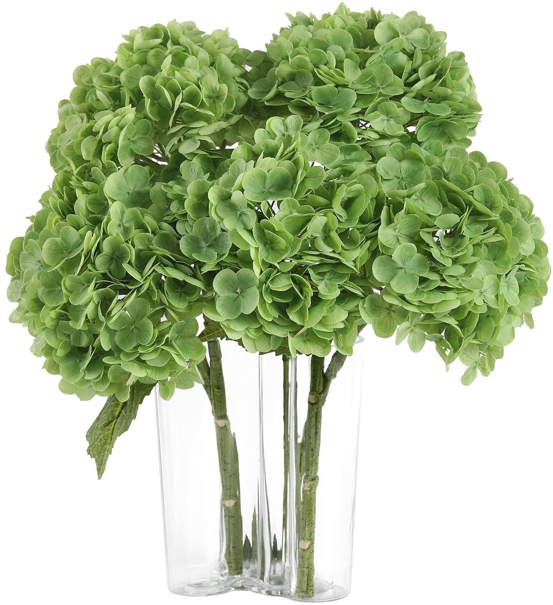 Omgoods - Set van 3 Realistische Kunstmatige Hydrangea Bloemen