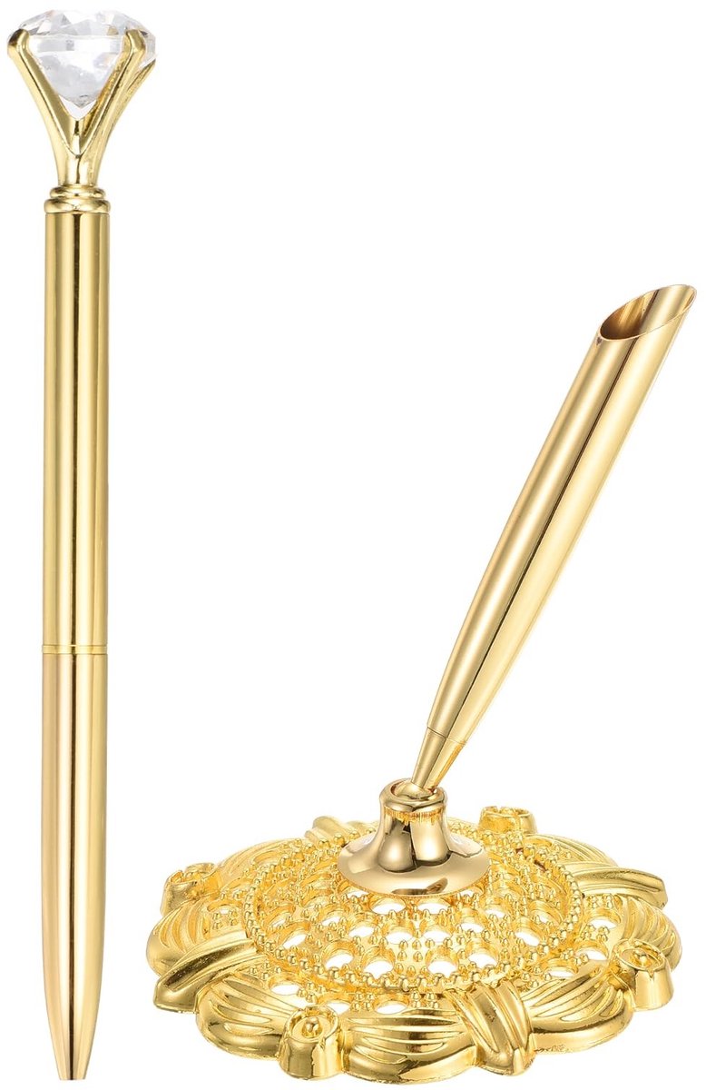 Omgoods - Gouden Hollow Rond Penhouder voor Bruiloften en Ceremonies
