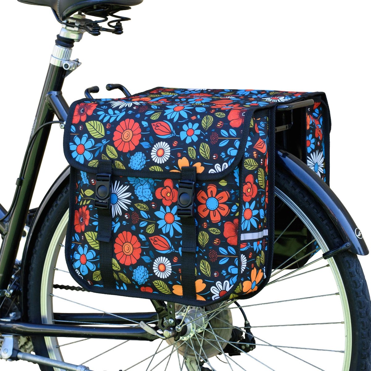 Omgoods - Classic CE Dubbele Fietstas 26L, Waterdicht en Stijlvol