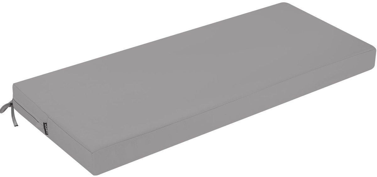 Omgoods - Waterdicht Tuinbankkussen 140 x 40 cm Lichtgrijs
