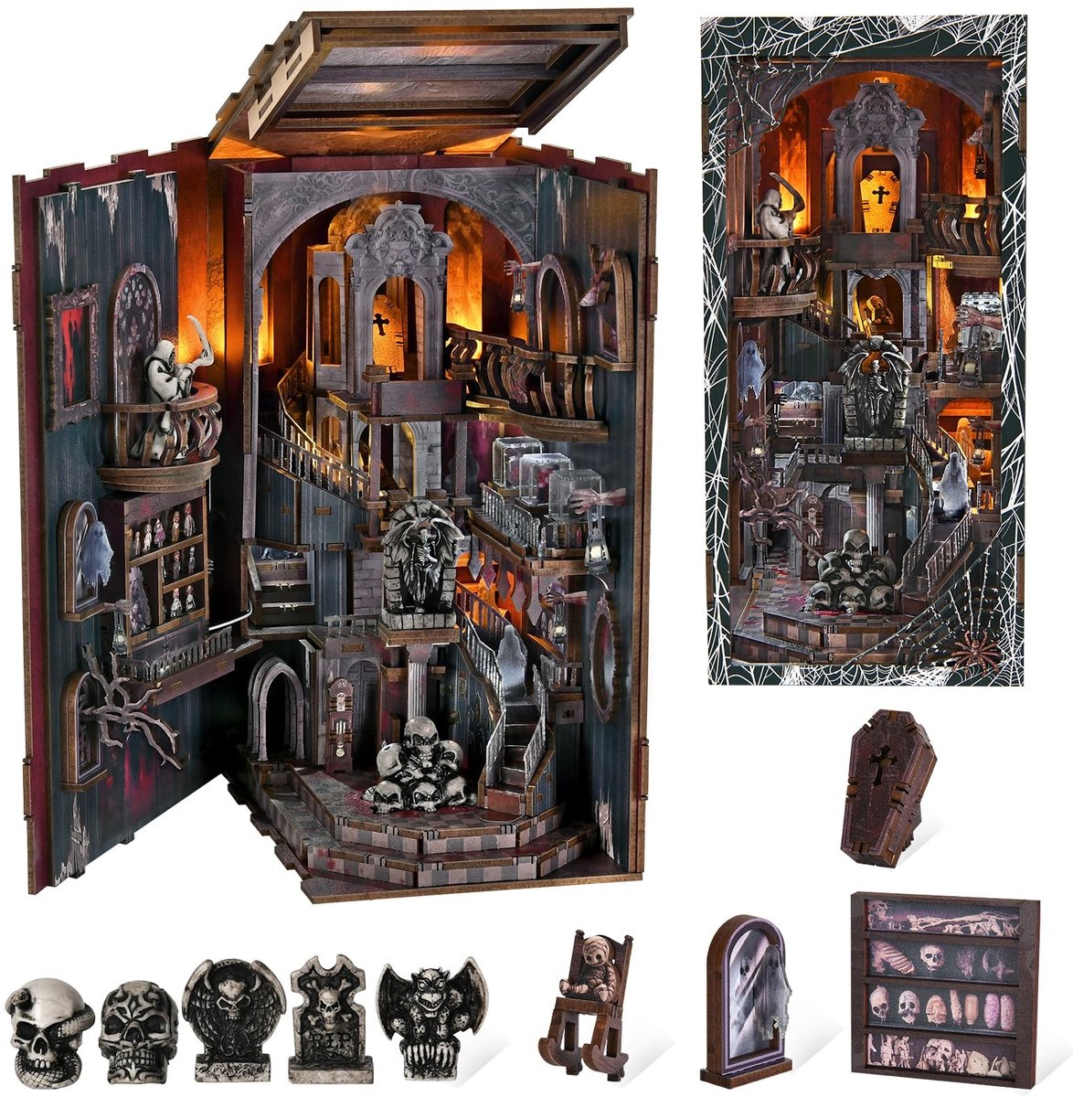 Omgoods - Miniatuur Boek Nook Kit voor Volwassenen en Tieners