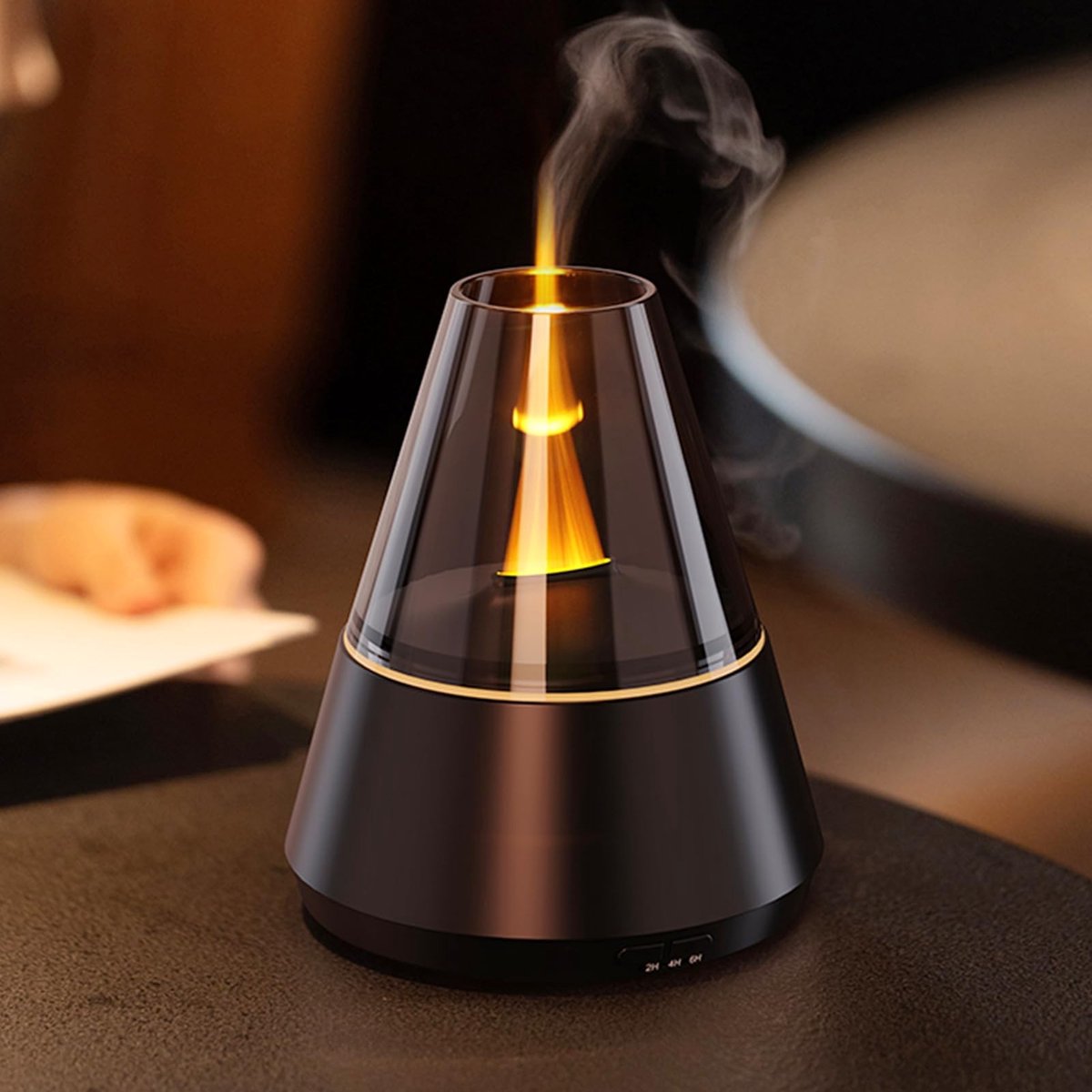 Omgoods - Aroma Diffuser met 7 Kleuren en Timerfunctie voor Essentiële Olie