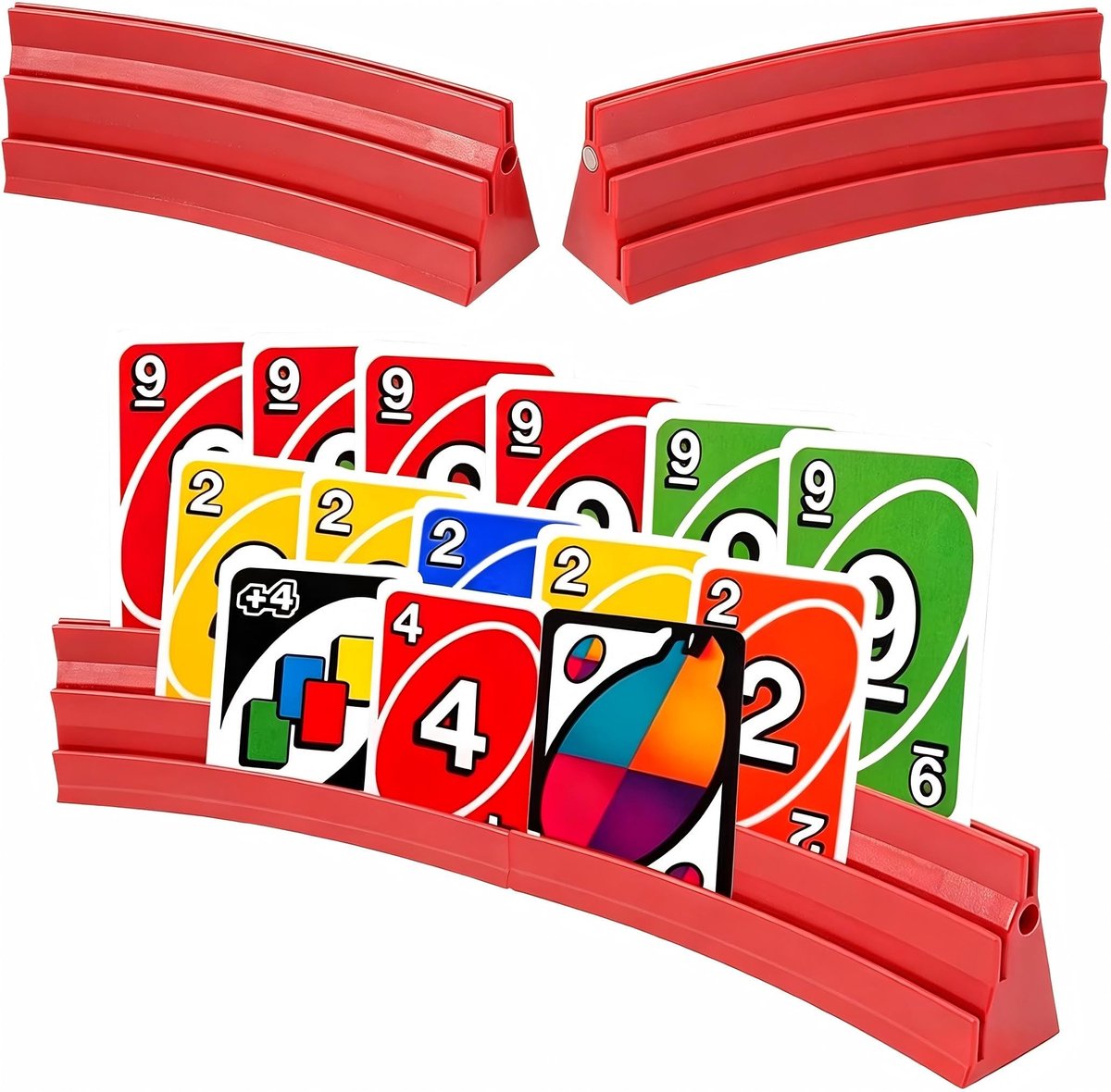 Omgoods- Kaarthouders Handsfree - Kaarthouder Speelkaarten - Magnetische Kaarthouder - Geschikt voor Poker/UNO - Innovatief Ontwerp - Comfortabele Bediening