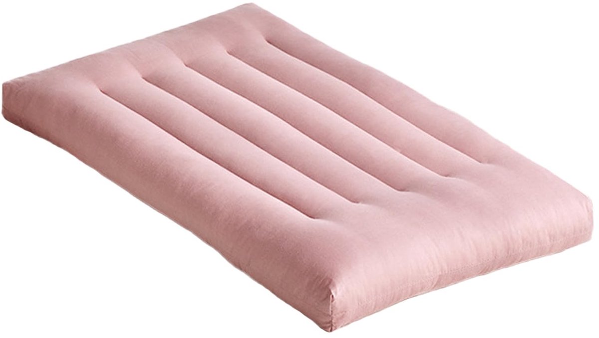 Omgoods - Ultra Dun Kussen voor Slaap, 6cm Dun Hoofdkussen in Roze