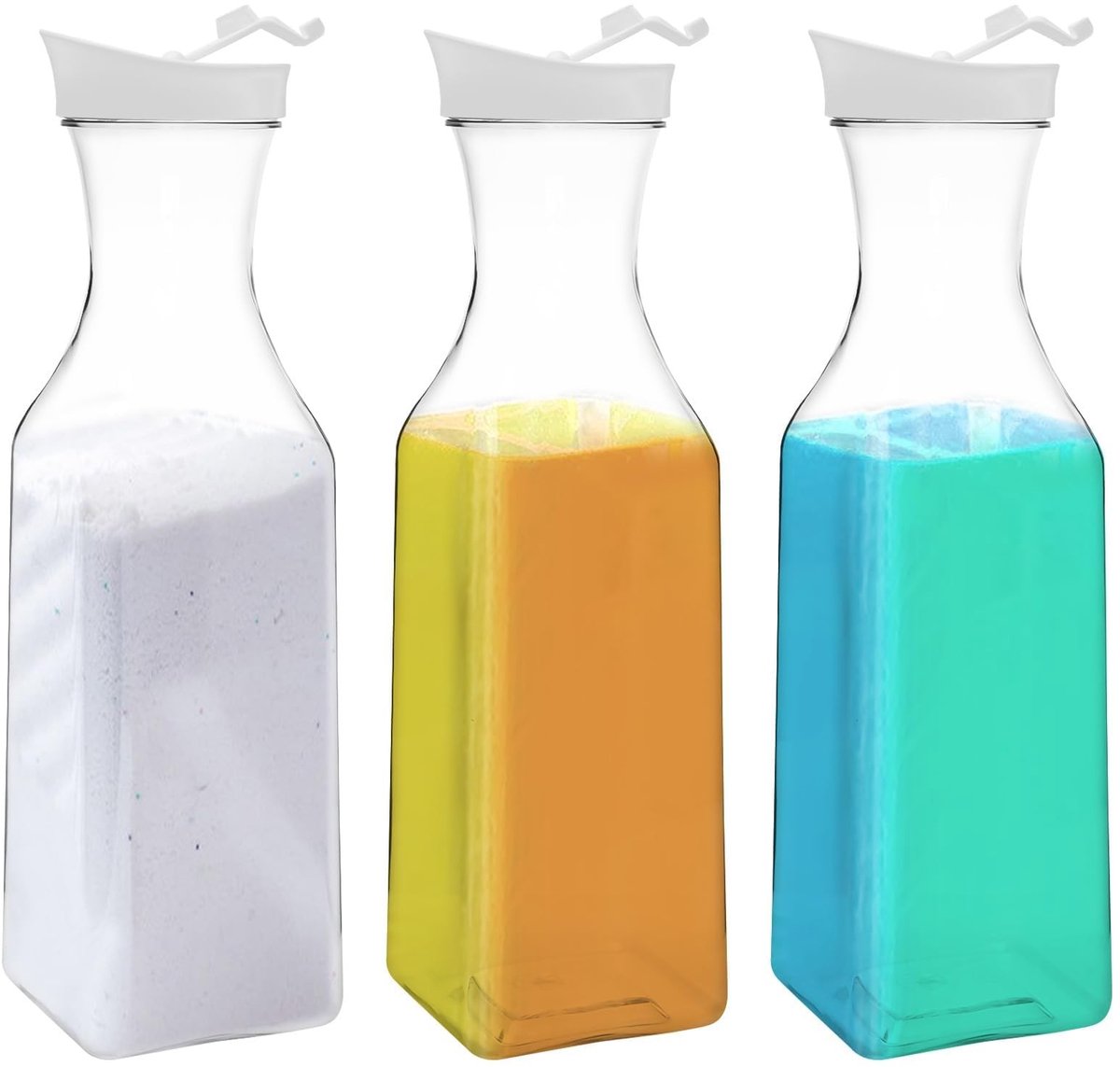 Omgoods - Set van 3 Vloeibaar Wasmiddel Opbergdozen 1.5L