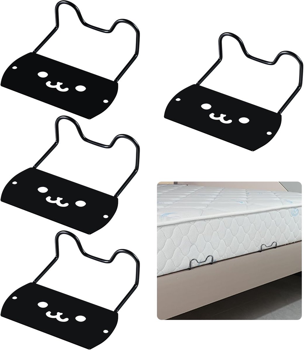 Omgoods - Antislip Matras Houder met Dubbelzijdige Tape en Schroeven
