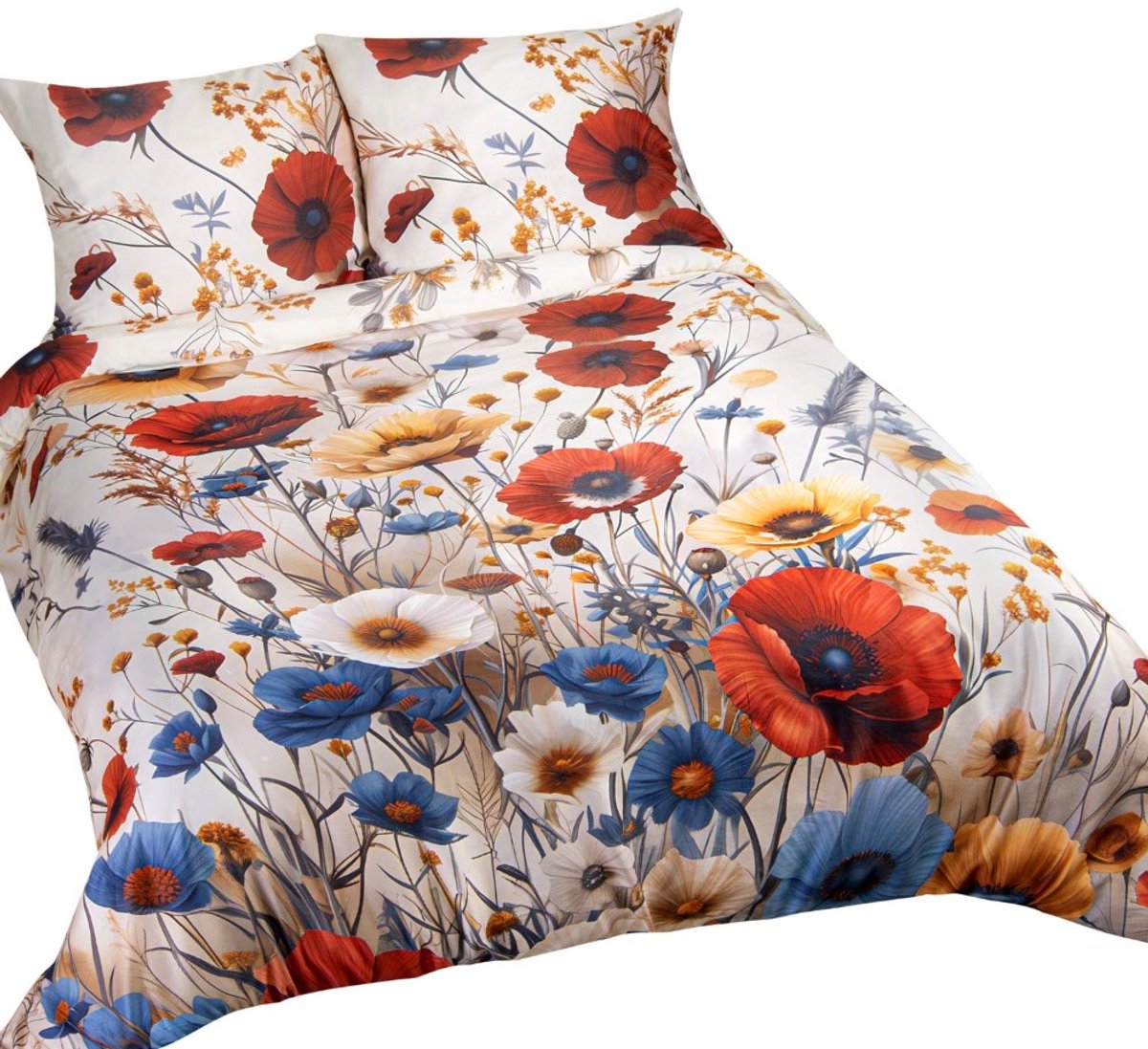 Darymex Satynlove Premium - Dekbedovertrekset - 100% Katoen Satijn - Digitale Print - 140x200 cm - Kussensloop 70x90 cm - Met Ritssluiting