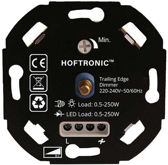 LED dimmer - 0.5-250 watt - Geschikt voor fase afsnijding - Universeel