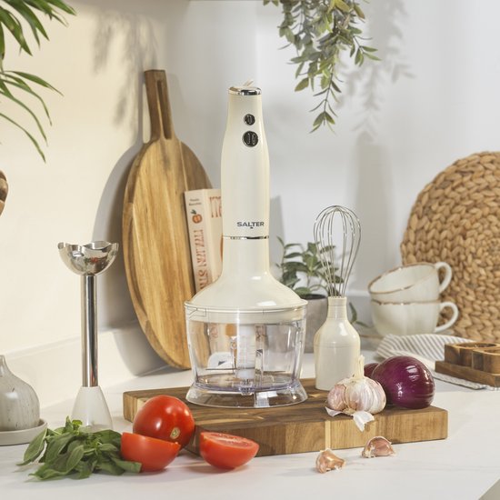 Salter Retro 3-in-1 Blender Set - 600W - 2 Snelheden - Crème van Salter — afbeelding 3