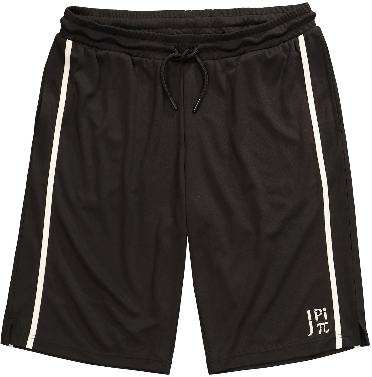 JAY-PI - Heren - Sportbroek fitness bermuda elastische tailleband - Zwart - Maat 3XL