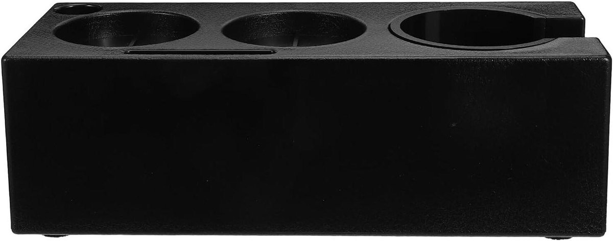 Portafilterhouder Rek - Tamper Station Basis - Espresso Bereiding - Georganiseerde Werkruimte - 24 x 95 x 79 cm - Zwart