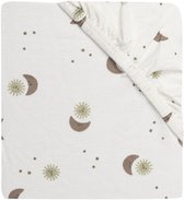 Jollein Hoeslaken Ledikant - 60x120cm - Jersey - Over the Moon