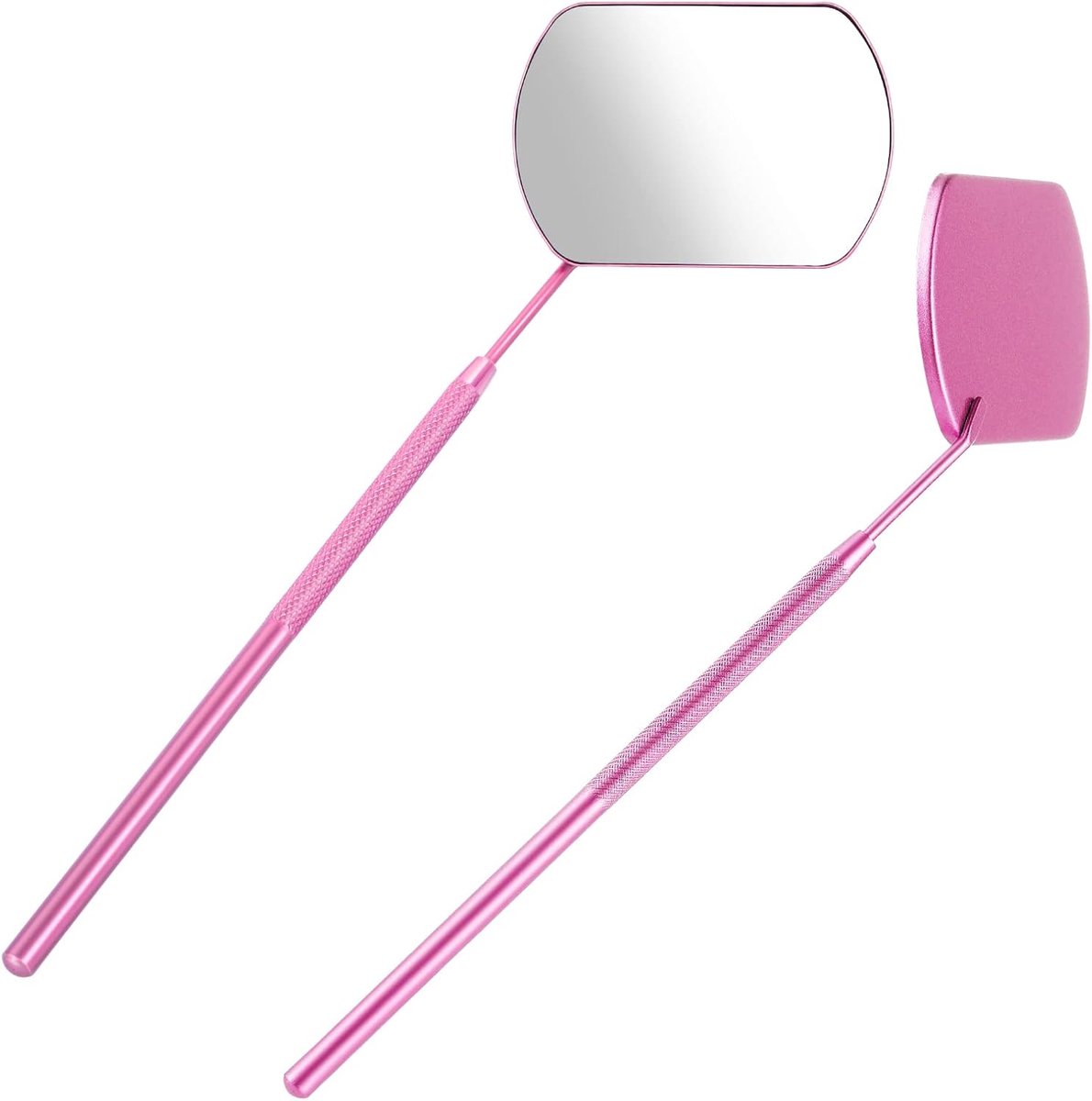 SnelShoppen - Multifunctionele Eyelash Mirror, RVS Valse Wimpers Applicator met Verwijderbare Spiegel, 1 Stuk, Lichtgewicht, Gouden of Blauwe Handgree