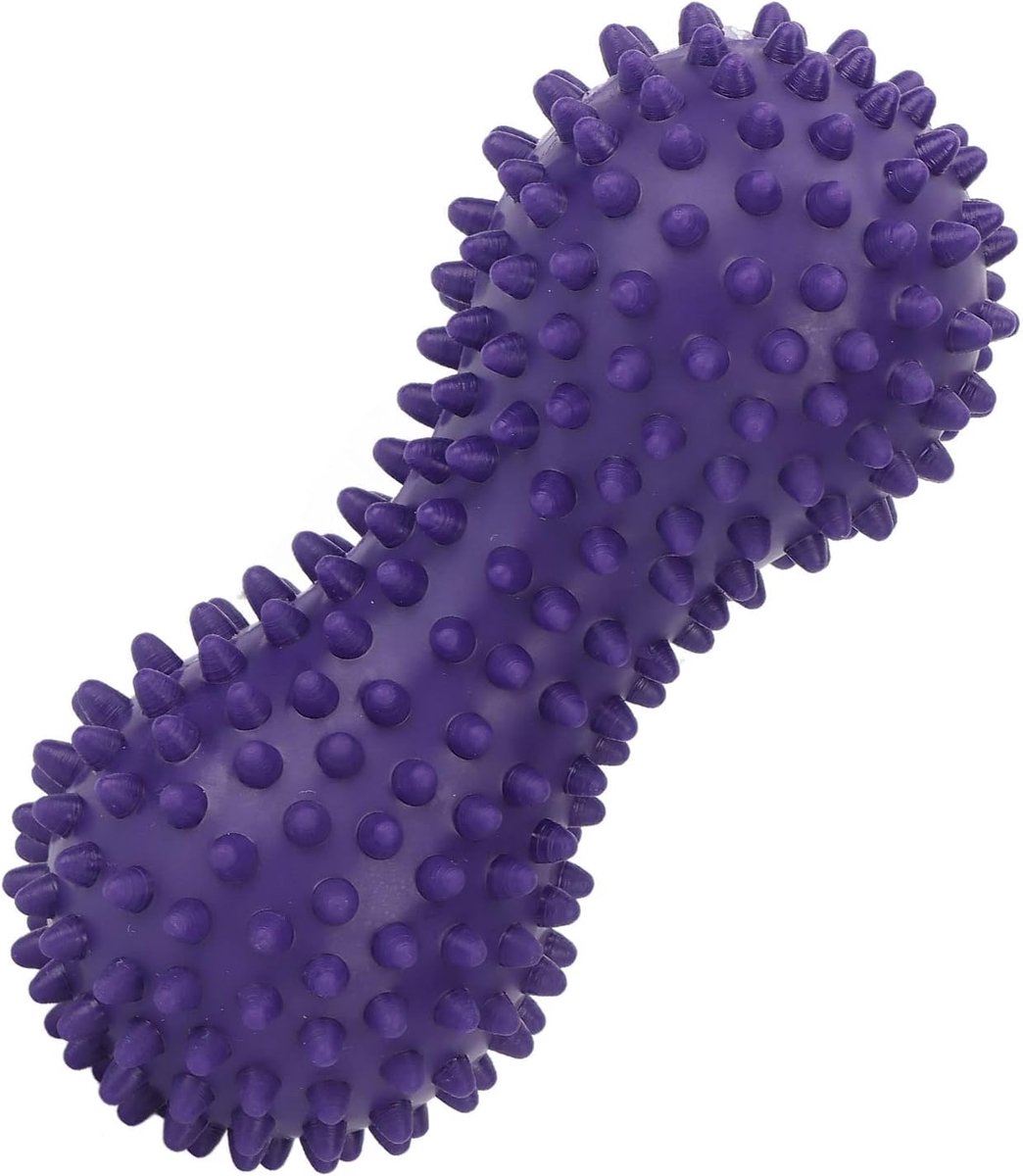 SnelShoppen - Yoga Massagebal Voetmassager Deep Tissue Massage Peanut Vorm Dubbele Bal Stekelige Massagebal voor Fysieke Trigger Point Stress Therapie