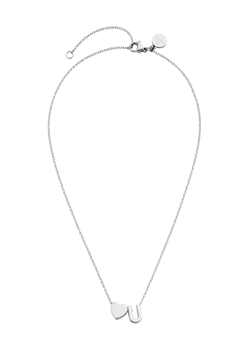 PURELEI Ketting Letter Heart U