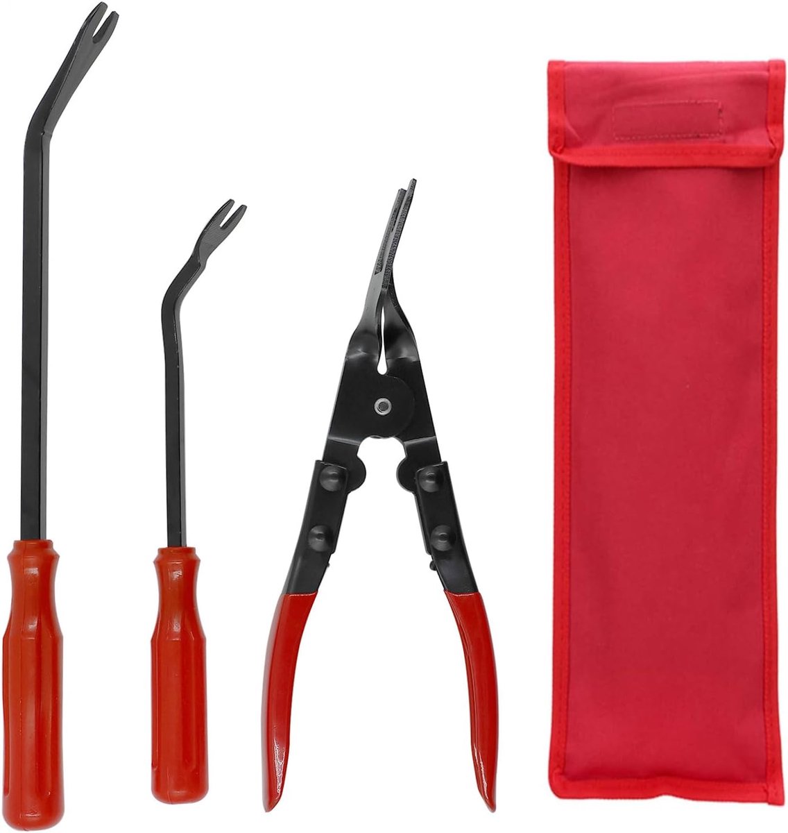 3 stuks klinknageltang van kunststof deurbekleding tang deurbekleding lostang auto bekleding verwijderingstang hendels klinknagel gereedschap auto sierlijsten wiggen lostang Pry Tool