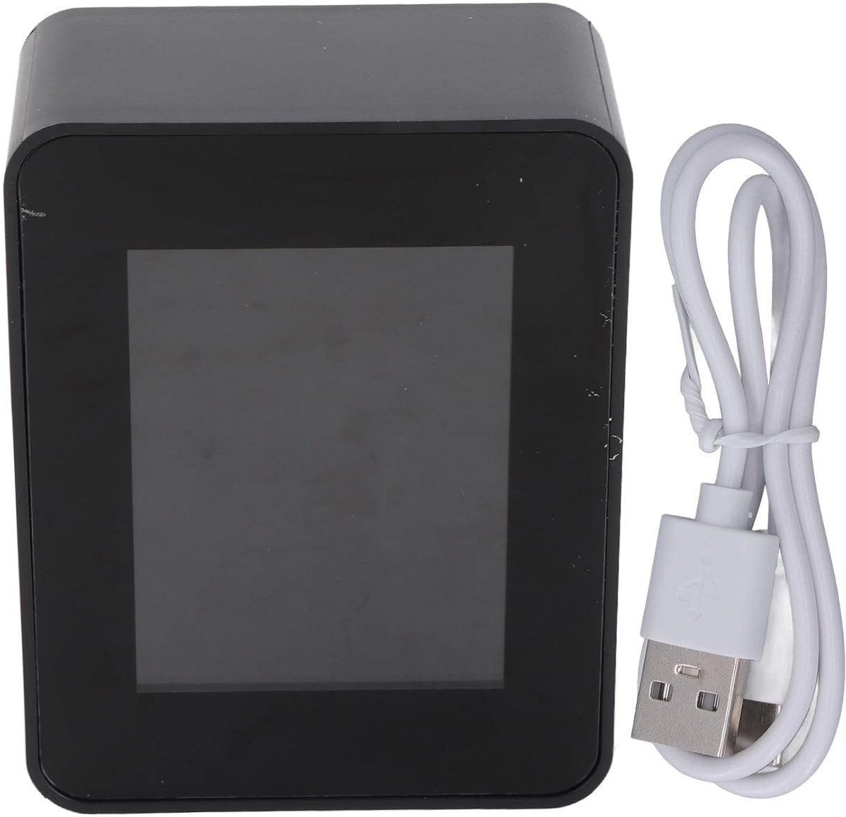 SnelShoppen - Temperatuur Vochtigheid Luchtkwaliteitsmeter, CO2 Koolstofdioxide Detector met LCD Scherm, TVOC HCHO Indoor Luchtkwaliteitsmeters voor T