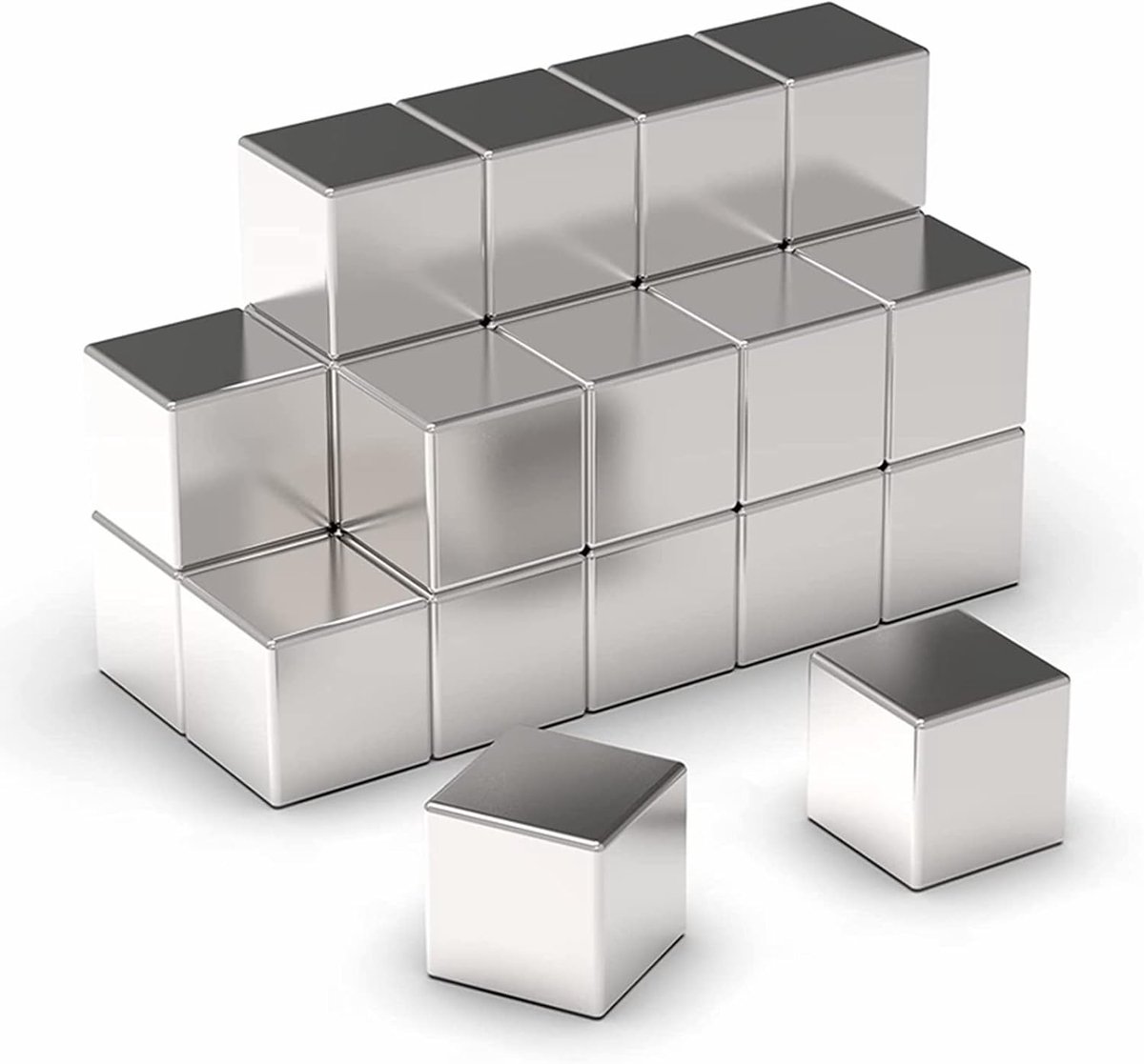 Magneten, extra sterk, 10 mm, 25 stuks sterke magneten voor magneetbord, whiteboard en kantoor