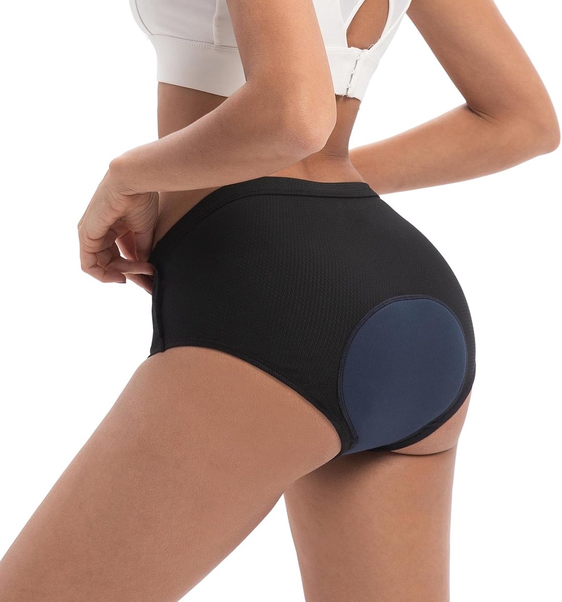 Fietsbroek voor dames, met 3D-bekleding, ondergoed, wielrennen, ademend, voor korte afstanden voor racefiets MTB