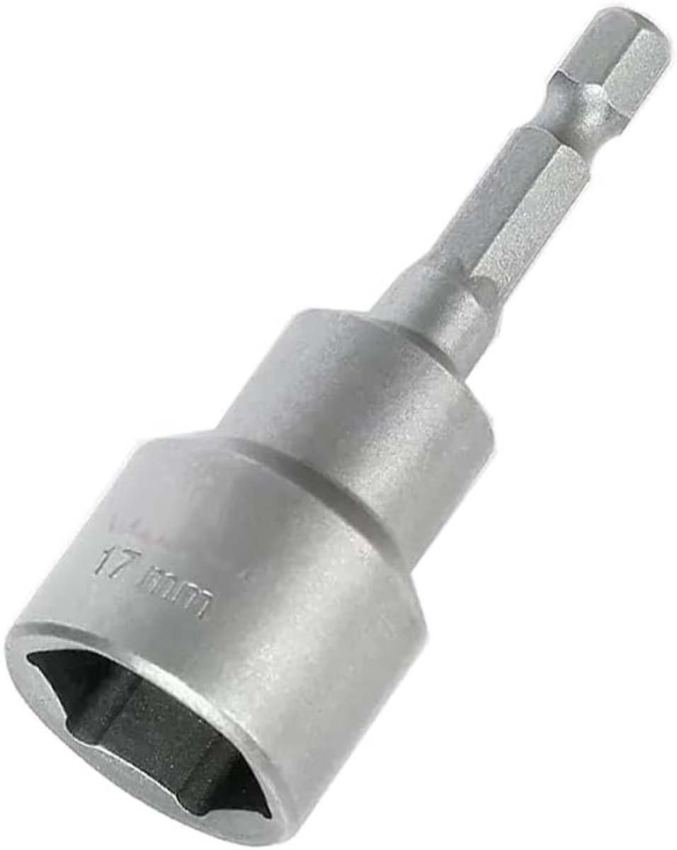 Moer Driver Socket 1 STKS 17mm 1/4 "Hex Shank Bit Socket Magnetische Moer Setter voor Boren, Moer Driver en Impact Socket Adapter