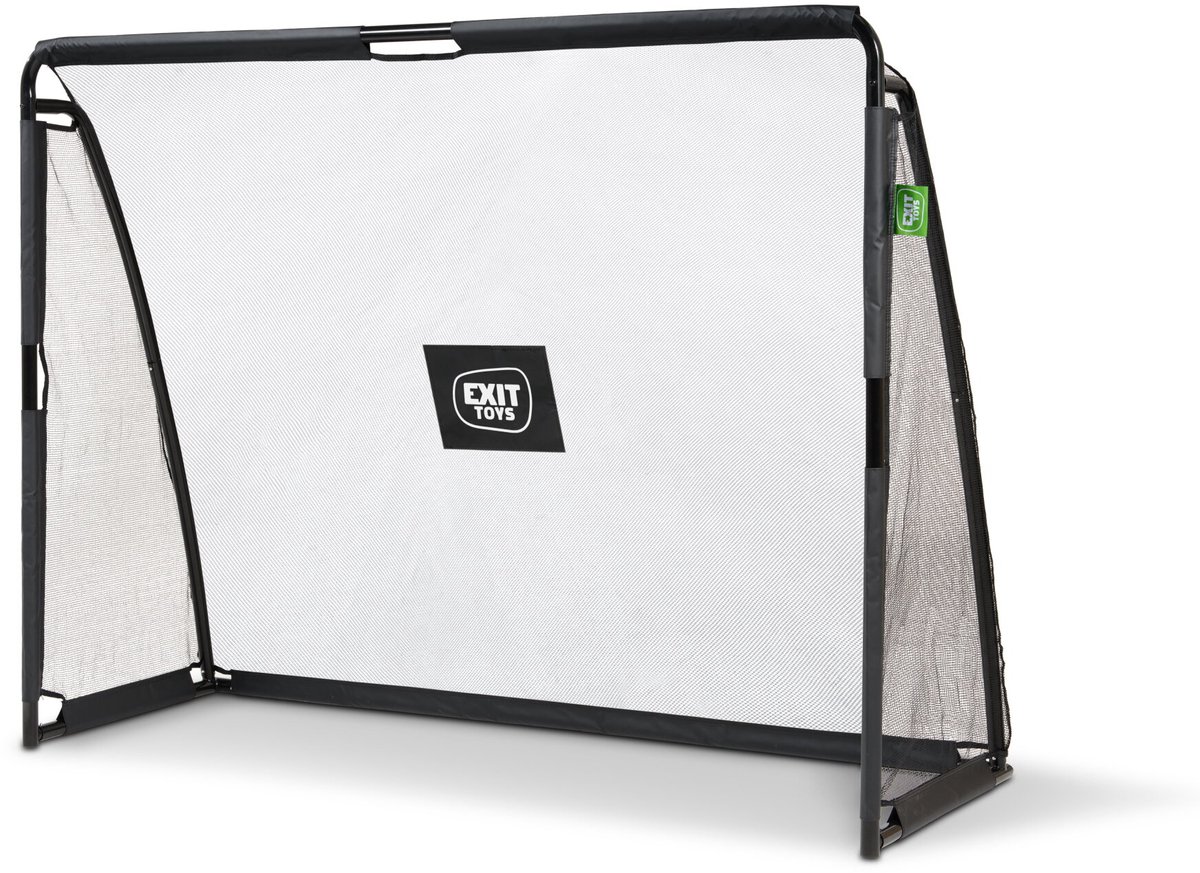 EXIT Coppa Stalen Voetbaldoel 220x170cm - Voetbal Goal - Voor Kinderen - Tuin - Zwart