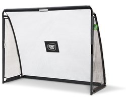 EXIT Coppa Voetbaldoel Groot 220x170cm Inclusief Gatendoek - Voetbal Goal voor Kinderen - Met Grondankers - Zwart