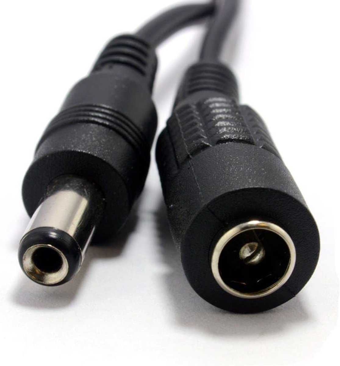SnelShoppen - 5.5 x 2.1mm DC Power Plug naar Bus Video Bewakingscamera CCTV Verlengkabel 1m - Hoge Kwaliteit, Duurzaam, Ideaal voor Beveiliging en Toe
