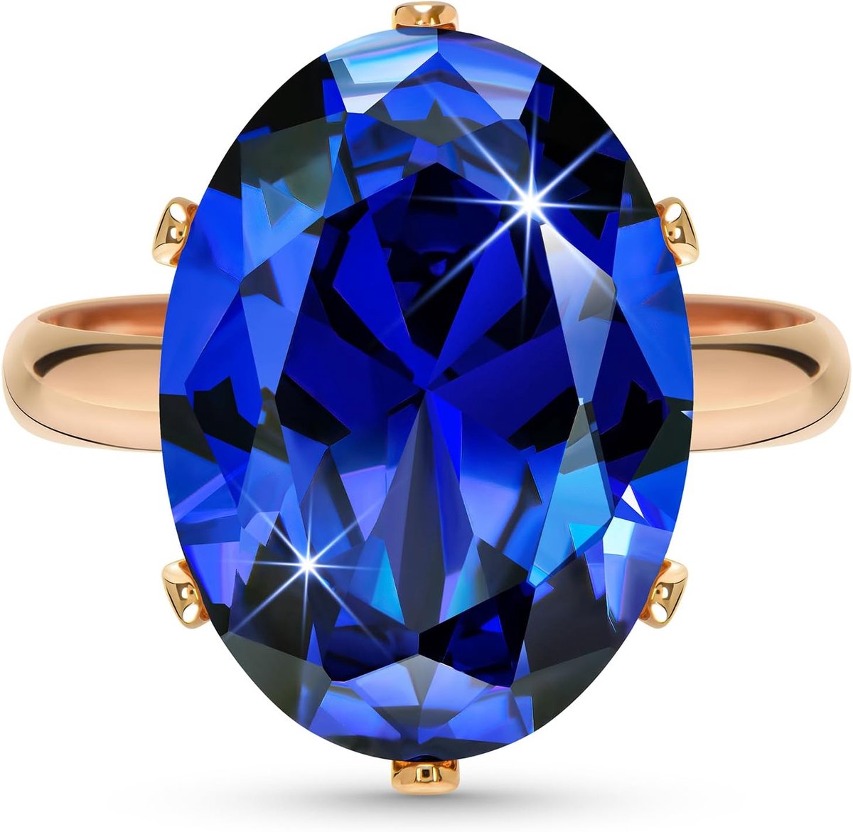 Ringen voor dames, moissanite ring met nepdiamant, verstelbare ring met grote vingers voor dames, koperen ringen zijn verkrijgbaar in drie tinten goud, roségoud en zilver