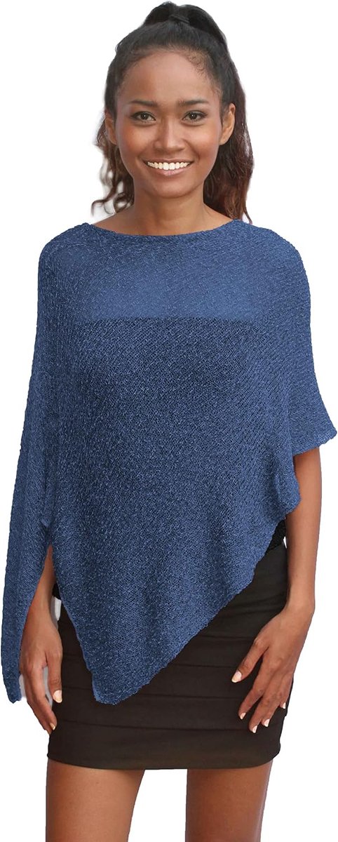 poncho voor dames, voor ceremonie of avond, poncho voor zomer en