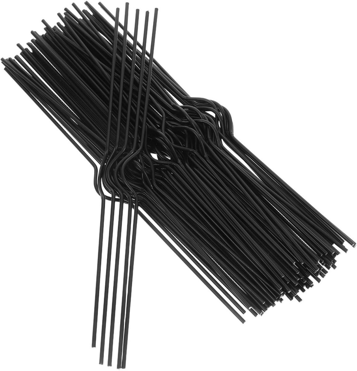 100 stuks kalenderhaken, zwart, afneembare spiraalbinding, hangers voor kalenders, notitieboeken, posters en banners, veelzijdig inzetbaar, modern, minimalistisch design voor woonkamer