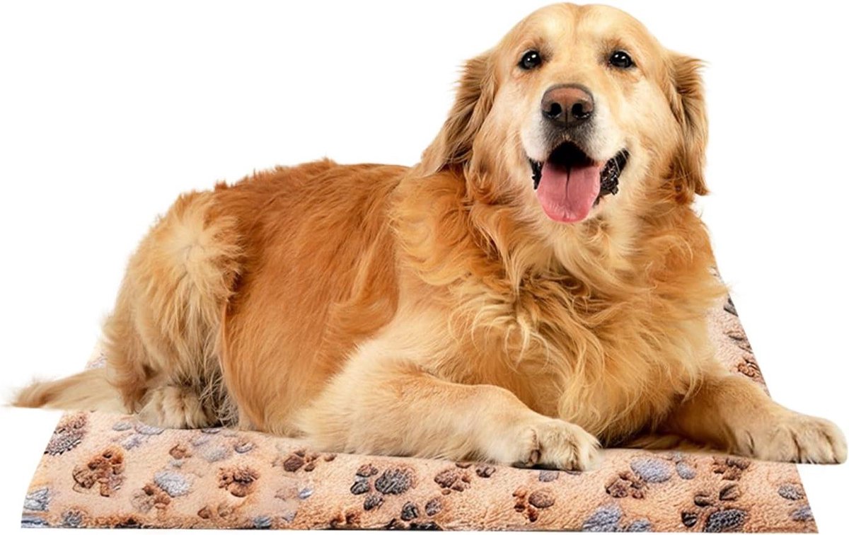 Warmtemat Katten - Verwarmde deken huisdier - Comfort bieden - Stroomloze warmte - 60 x 90 cm - Bruin