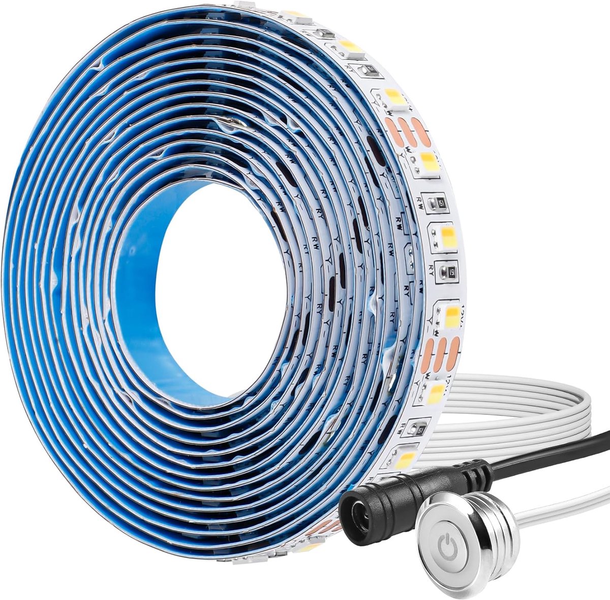 LED Lichtstrip 1 m - Dimbaar 3000 K-6500 K - Zelfklevend - Perfect voor Keukenverlichting - ShopVlot