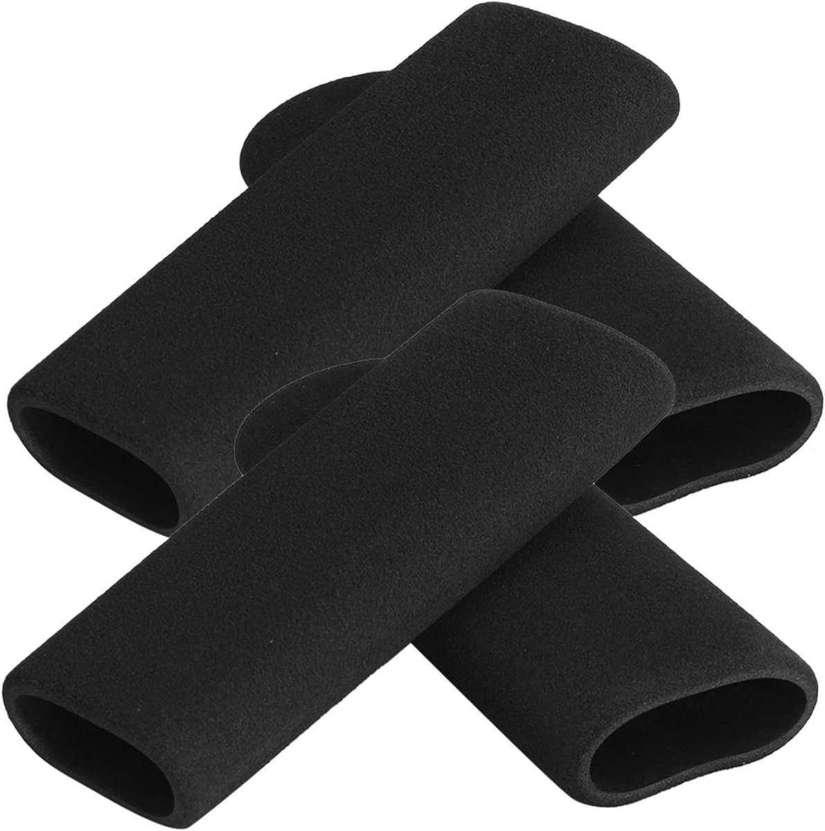 Spons Handvatten - Handvathoezen Motorfiets - Comfortabel Rijden - Schokabsorberend Antislip - 12 cm - Zwart