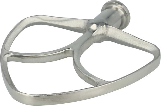 Mixer Opzetstuk - Roeraccessoire Keukenmachine - Zwaar Deeg Mengen - Roestvrij Staal - 13.7 cm Breed - Zilver — afbeelding 5