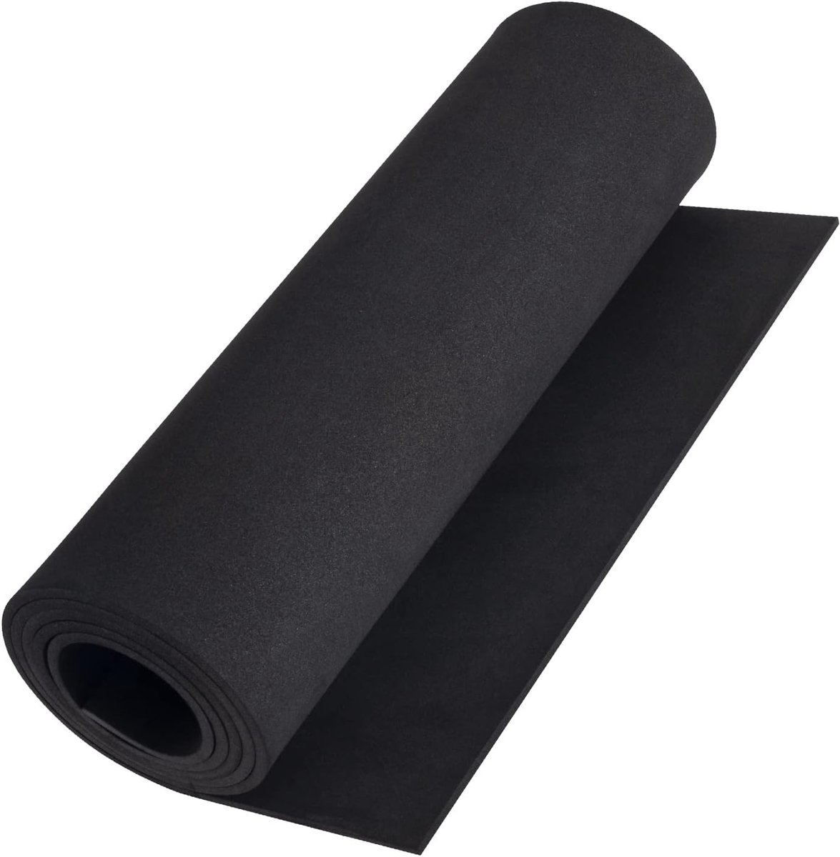 Zwarte 3 mm rol van EVA-schuim, 150 x 35,3 cm, premium rollenspel EVA-schuimvellen voor knutselen, 1 stuk dichtheid van 86 kg / m3 voor rollenspelkostuums, handwerk en doe-het-zelf projecten
