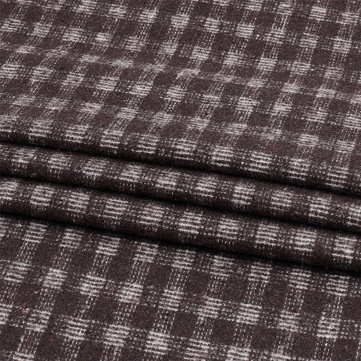 Stof, 137 x 75 cm vezel en wol geruite geweven stoffen tartan tweed stof voor doe-het-zelf ambachten naaien jurk handtas jas kostuum kleding accessoires bekleding decor