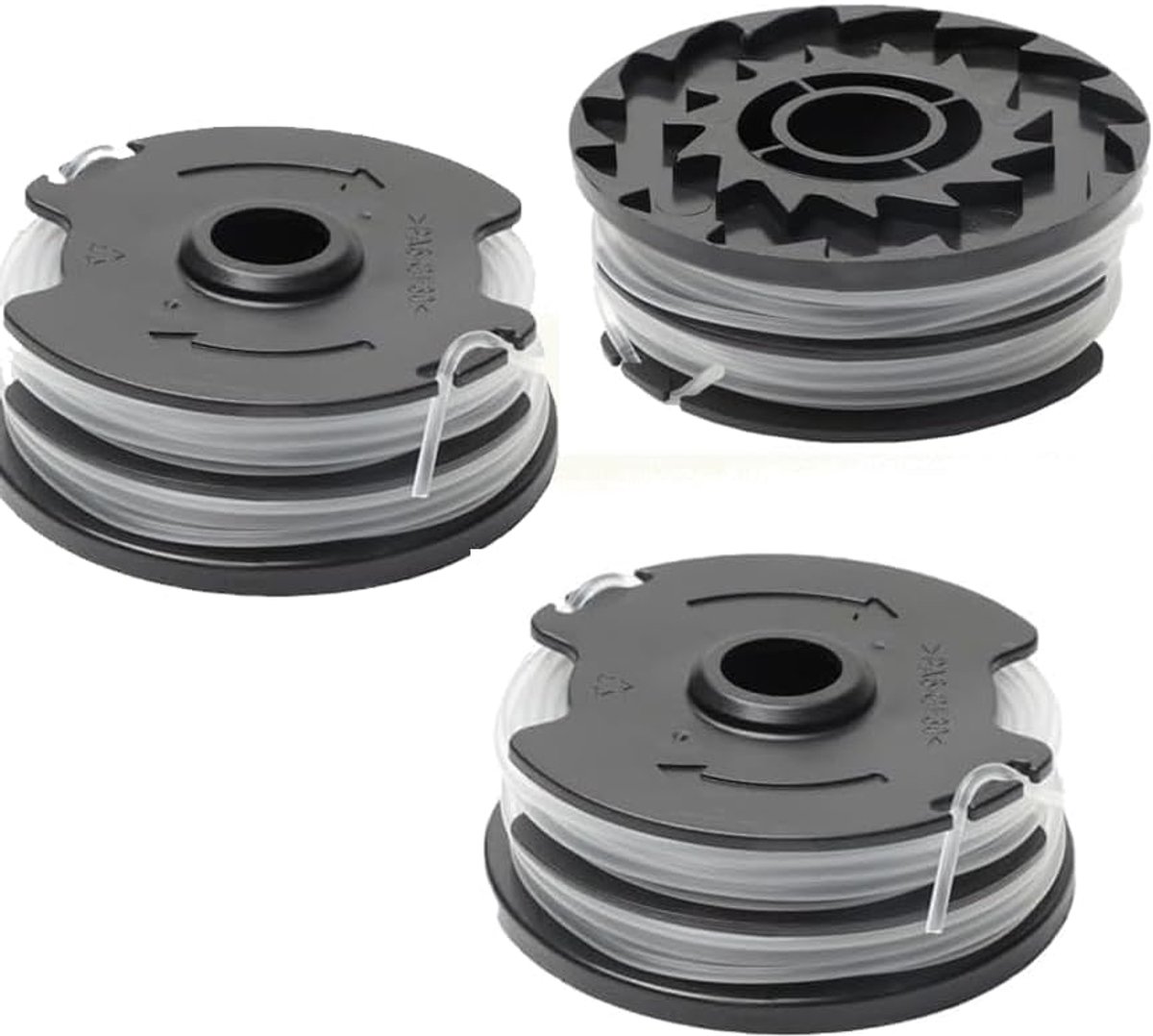 3 stuks grastrimmerdraad voor LIDL Parkside accu-grastrimmer PRTA 20-Li A1, B2, C3; PRT 550 A1, A3; PRT 300 A1