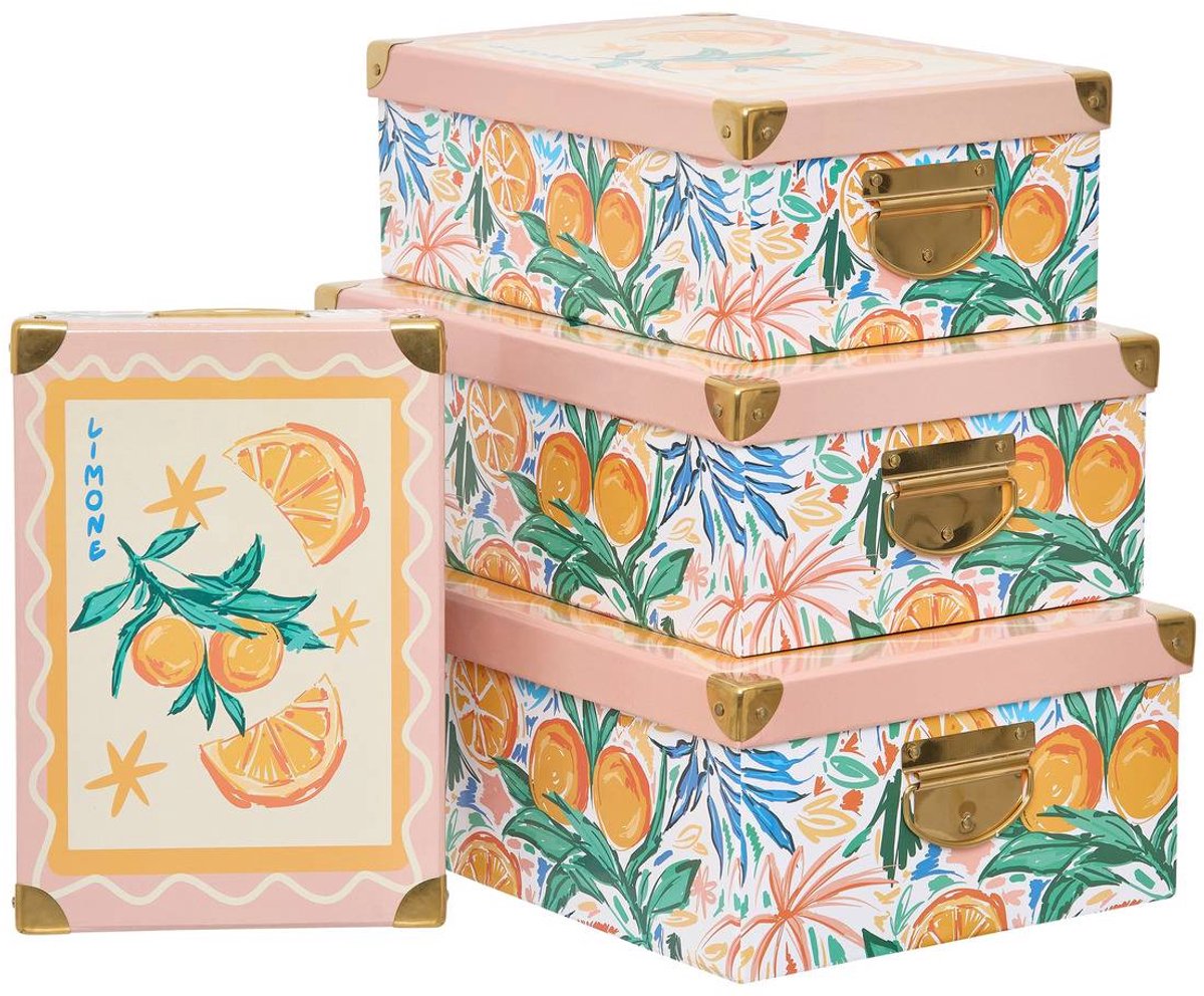 Set van 4 opbergdozen BOX'