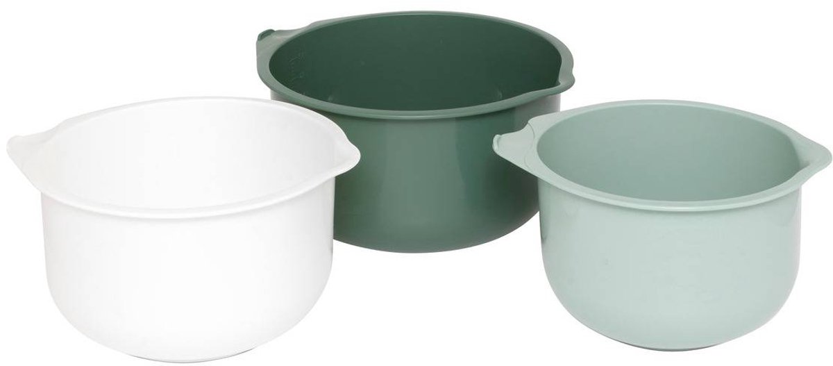 Set van 3 ESSENTIELS glazen mengkommen